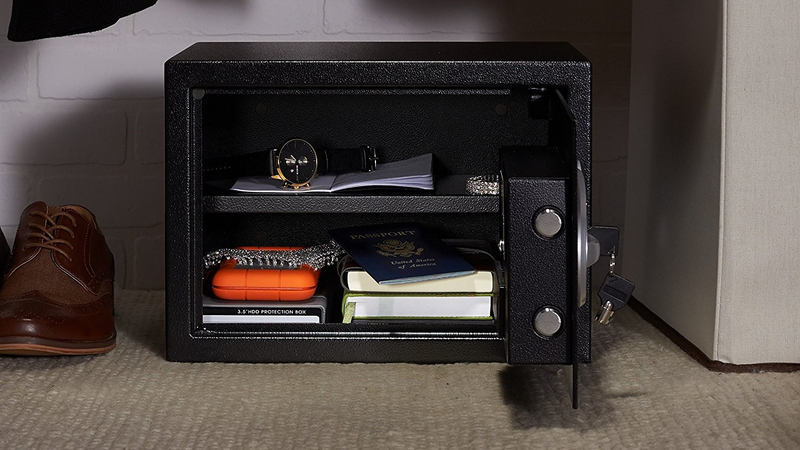 AmazonBasics Security Safe | $44 | Amazon